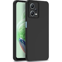 Xiaomi Redmi Note 12 Pro 5g Kılıf Nano İçi Kadife Silikon Siyah