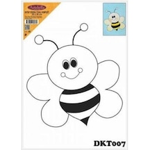 Dkt007 Desenli Tuval Kompozit Boyama 25x35 Cm