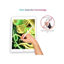 Apple Uyumlu iPad Pro 12.9 5. Nesil 2021 Active Stylus Özel Yazı / Çizim Kalemi Palm Rejection Dokunmatik Kalem