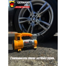 Germany Style Newpro 12 V Araba Oto Araç Lasti K Şişirme Pompası 150 Psi Metal Gövde Kompresör