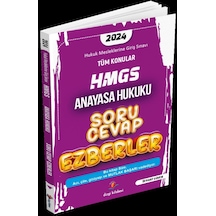 2024 Hmgs Anayasa Hukuku Soru Cevap Ezberler Dizgi Kitap
