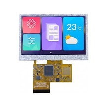 4,3 İnç Lcd 480x272 Dirençli Dokunmatik Panel Dwın Hmı - Dmg48270f043-01wtr
