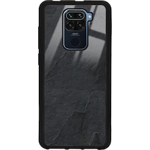 Xiaomi Redmi Note 9 Siyah Mermer Tasarımlı Glossy Telefon Kılıfı