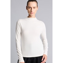 Defacto Slim Fit Modal Tunik G9242ax26sper105 Ekru-er105