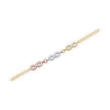 Gülaylar - Altın 14 Ayar Sonsuzluk Bileklik N11.15194 Sarı Altın
