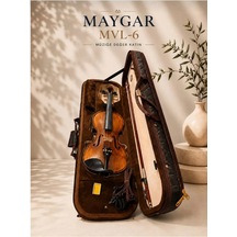 Maygar Mvl6 Keman Tam Boy 4/4 Taşıma Çantası, Yay, Reçine, Susturucu Full Set