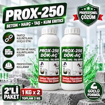 Prox -250 2'li Harç-taş-kum-beton Eritici Lavabo Açıcı 1 Kg