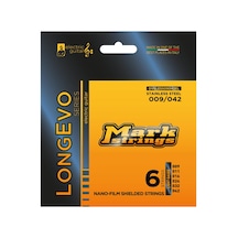 Mark Strings Longevo Stainless Steel Nanofilm Shielded 09-42 Elektro Gitar Teli