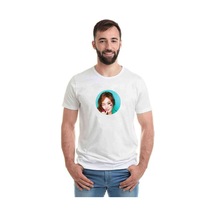 Snsd Jessica 2016 K Pop Baskılı Beyaz Erkek Tshirt