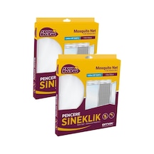 2 Adet 150x130 Cm Pencere Sinekliği Tül Sineklik Perde Tül