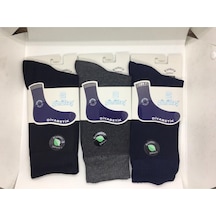 Gönültaş Bambu Erkek Şeker Çorabı 6'Lı Karışık 41-45 Çok Renkli