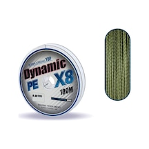 Captain Dynamic Soft Pe 8 Örgü İp Misina 100mt Yeşil