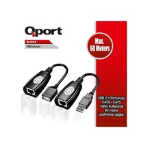 Qport Q-ux2 60metre Usb-cat6 Usb Extender-212760