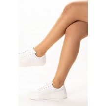 Kadın Hakiki Deri Günlük Spor Ayakkabı Sneakers 001