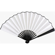 Plastik Kumaş Yelpaze 12'li Beyaz Arbltgsasrnkwy0bnıb