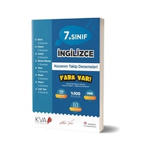 7. Sınıf İngilizce Kazanım Takip Denemeleri -  KVA Yayınları