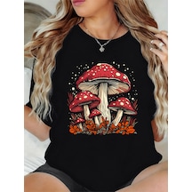 Noıssey Urban Pop Graphic Kadın Tişört Koleksiyonukod 5498 Siyah