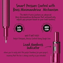 Office Matri-x Versatil 0.7 Mm Metalik Pembe Şeffaf Amb.
