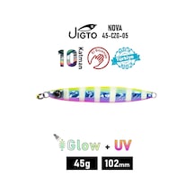 Jig, Zoka, Suni Yem, Glow Uv Metal Jig, 45gr 10cm Jıgto Nova-45