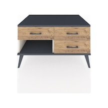 Kronos Şifonyer 3 Çekmeceli 88x59x48 Aytaşı-antrasit/çam Antrasit/çam