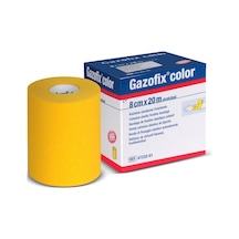 Gazofix Color LF Bsn Fiksasyon Bandajı 8 CM x 20 M Sarı