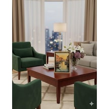 Premium Serisi 15 20 Cm Ahşap Resim Çerçevesi Kahverengi Standart