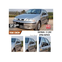 Sts Oto Aksesuar Fiat Palio 2003-2009 Uyumlu Batman Yarasa Ayna Kapağı Piano Black Abs Plastik (01)