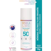 Minela Care Hydrating Mineral Filtreli Renkli Yüz Güneş Kremi SPF50 70 G