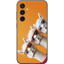 Samsung Galaxy S23 Uyumlu Lamalar Baskılı Silikon Kılıf Renkli