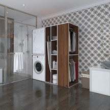 Kenzlife Çamaşır-Kurutma Makinesi Dolabı Ve Giysi Dolabı Kazvini Sağ Cvz 180 160 60 Banyo Çok Renkli