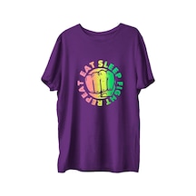 Top Glory Eatsleepx Baskılı Penye Boks Sporcu T-Shirt (532149979)