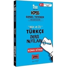 2022 Kpss Genel Yetenek Kısa Ve Öz Türkçe Ders Notları Konu