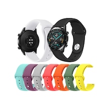 Huawei Watch Gt1 Gt2 Gt3 46 Mm Sport Yumuşak Silikon Kordon Kayış (420662662)