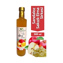 Sandaloz Sakızlı Elma Sirkesi 500 Ml - Organik Doğal Fermantasyon