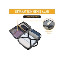 Haegs Laptop Sırt Çantası, Seyahat Çantası Hafif El Çantası Küçük Bavul Valiz, Uçak Onaylı Bagaj Çantası, Erkek Ve Bayan İçin, 15.6 İnç Notebook Dizüstü Bilgisayar Laptop Macbook Çantası, Siyah