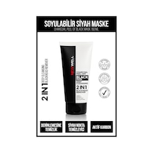 New Well 2in 1 Soyulabilir Siyah Maske 150 Ml