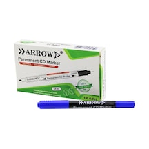Mavi Cd Kalemi - 2 Uçlu - Marker - 1 Mm Ve 0.4 Mm