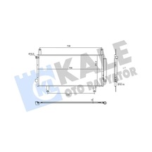 Klıma Radyatoru Kurutuculu Honda Cr-v 1.5 Vtec 18 756x352x12