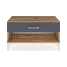 Arges Şifonyer Tek Çekmeceli 88x30x48 Çam-antrasit Çam