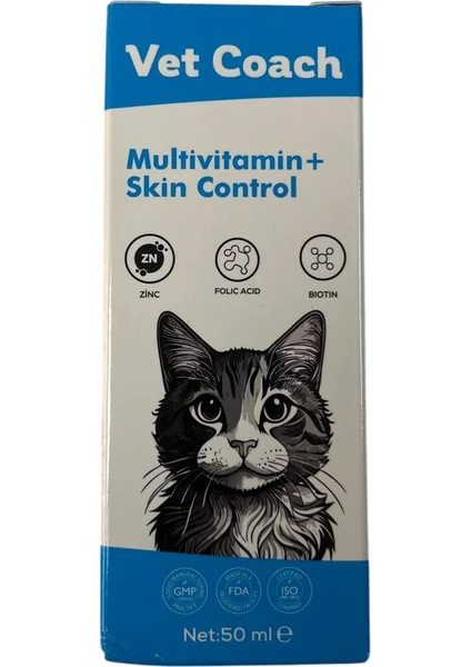 Vet Coach Multivitamin + Skincontrol Immune Destek Ve Deri Sağlığı Için
