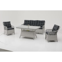 Denart Garden Derin Rattan Takim Gri