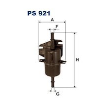 Yakıt Filtresi - Fiat Strada, Seicento, Palio, Siena - Fıltron-ps921