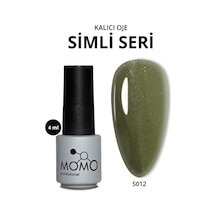 Momo Professional Kalıcı Oje S012 Simli Haki Yeşil 4 Ml