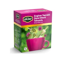 Akzer Enginar Yapraklı Deve Dikeni Tohumlu Karışık Bitki Süzen Poşet Çay 60 x 2 G
