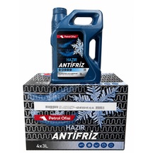 Petrol Ofisi Hazır Antifriz 3 Lt X 4 Adet 8.ay 2026 Üretim Yeşil