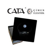 Cata Ct 5170 1w Siyah Kasa Sensörlü Koridor Aydınlatması 6400k Beyaz Işık