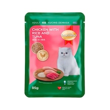 Smart Heart Kedi Konservesi Tavuk Pirinç Ve Ton Balıklı 85 Gr
