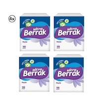 Berrak Kare Peçete 100'lü X 4 Adet
