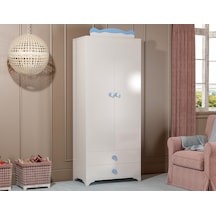 Patiko Sahra 058 2 Kapılı Dolap Mavi