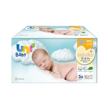 Uni Baby Yenidoğan Islak Havlu Mendil 3lü 120 Yaprak